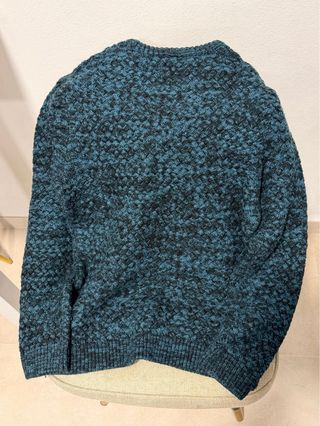 Jersey lana Fórmula Joven azul/negro Talla M