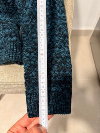 Jersey lana Fórmula Joven azul/negro Talla M