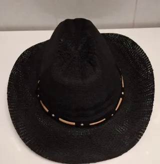 Cappello stile country nero