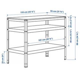 Mesa de trabajo/isla cocina Bror Ikea