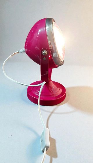 Lampada Faro Auto Regolabile Rosa Viola