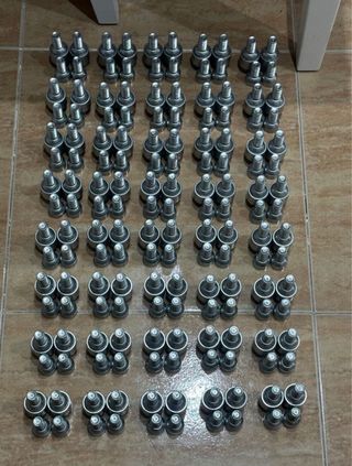 40 Juegos tornillos antirrobo originales (Sebastiá