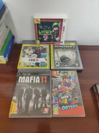 Lote Videojuegos PS3, 3DS, Switch