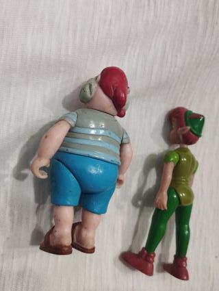 Figuras Peter Pan y Smee articuladas marca famosa