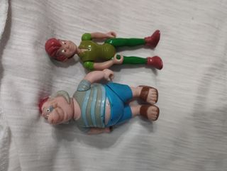 Figuras Peter Pan y Smee articuladas marca famosa