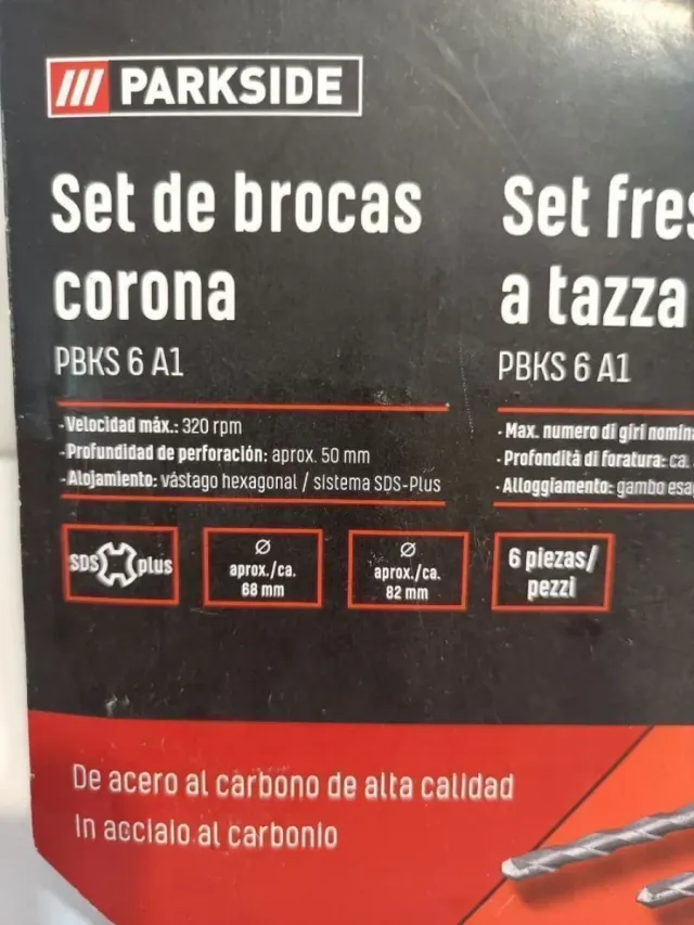 Set Brocas Hormigón Corona PARKSIDE