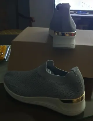 Zapatillas grises mujer talla 40