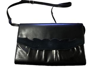 Bolso de hombro vintage negro