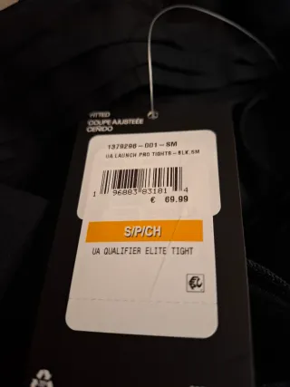 Mallas Under Armour Negras nuevas Talla S