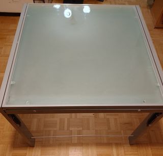 Tavolo cucina vetro 90x90 estensibile 90x180