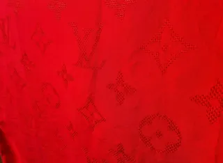 Foulard Louis Vuitton Rosso Monogram