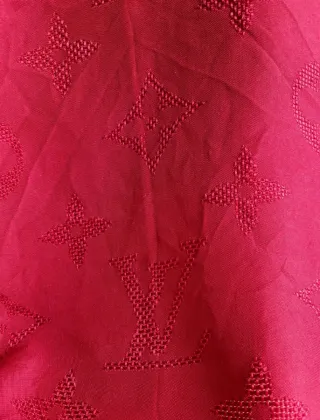 Foulard Louis Vuitton Rosso Monogram