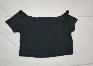 Top camiseta mujer negro