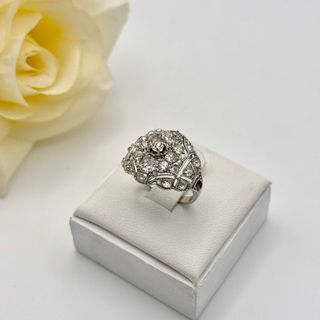 Anillo de oro 18kt con diamantes