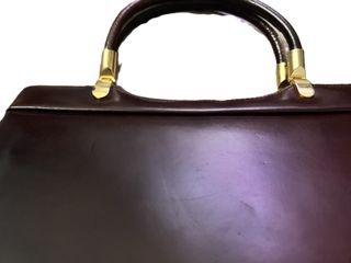 Bolso de mano vintage marrón