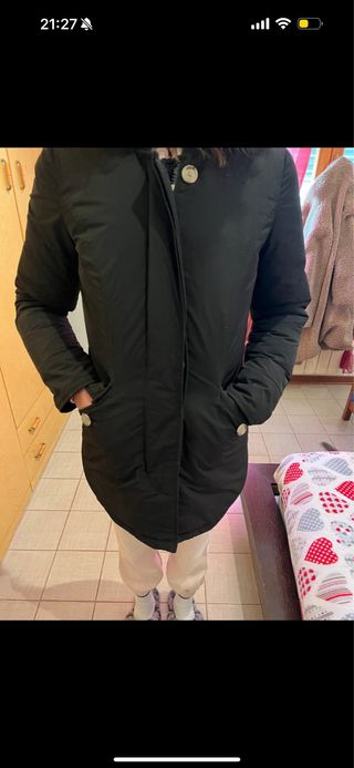 Giacca Woolrich donna nera taglia XS