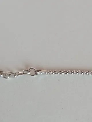 Pulsera tobillera plata