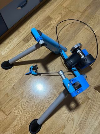 Rodillo Tacx T-2650 Blue Matic + Soporte