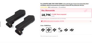 2 Protectores Intermitentes ZONTES 700F / 703rr