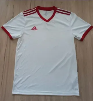 Camiseta Adidas Talla Roja y Blanca