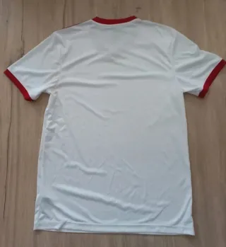 Camiseta Adidas Talla Roja y Blanca