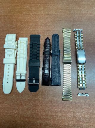 7 Correas de reloj variadas