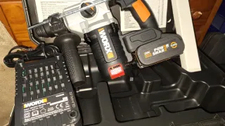 Martillo Percutor Worx WX380 20V 4Ah SDS Plus