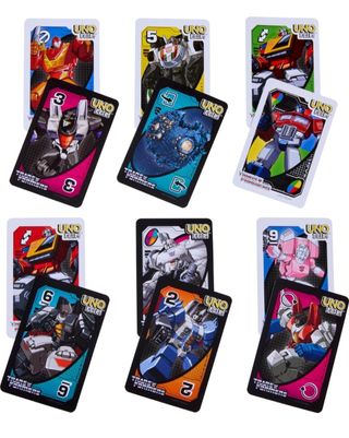 UNO Flip! Transformers Mattel Juego Cartas