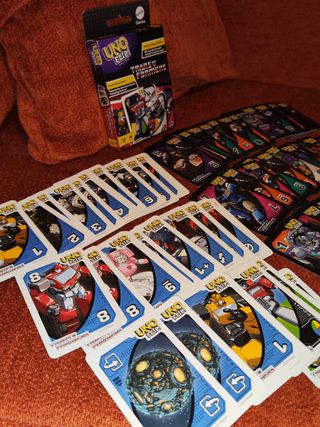 UNO Flip! Transformers Mattel Juego Cartas