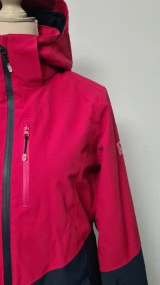 Giacca da neve donna filiale e blu