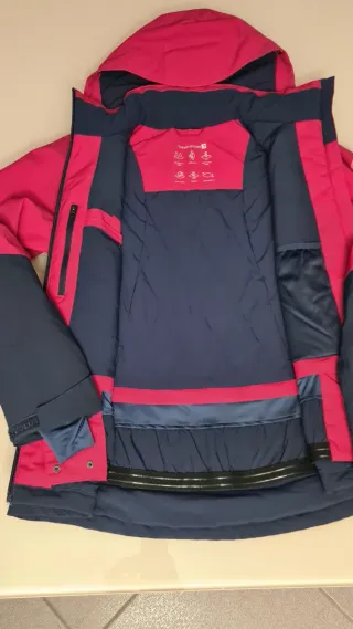 Giacca da neve donna filiale e blu