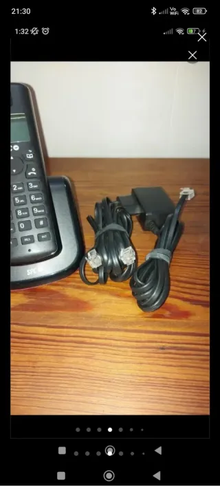 Teléfono Inalámbrico SPC Negro/Rojo