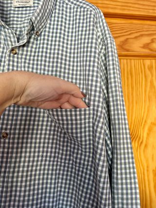 Camisa cuadros de Emidio Tucci. Talla grande