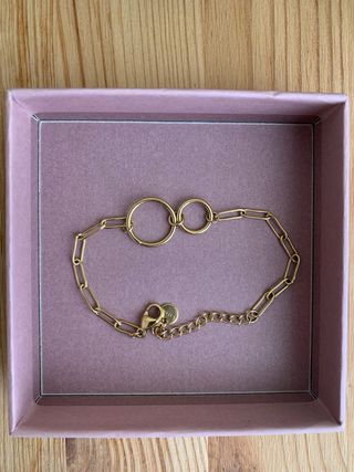 Conjunto Miramira Pendientes y Pulsera Oro