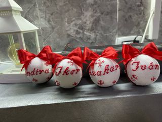 Sfere natalizie personalizzate