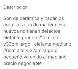 Familia de elefantes decorativos