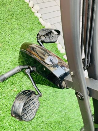 Bicicleta Estática Plegable Negra