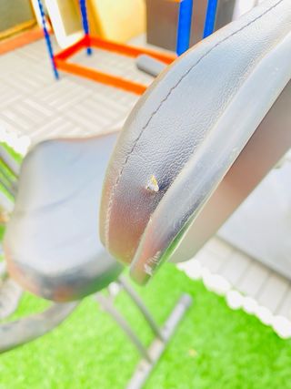 Bicicleta Estática Plegable Negra