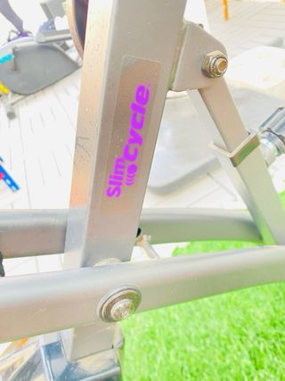 Bicicleta Estática Plegable Negra