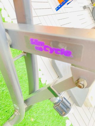 Bicicleta Estática Plegable Negra