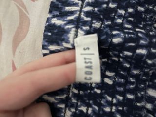 Falda pantalón Green Coast azul y blanco