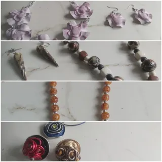 Lote Artesanal Collares y Pendientes