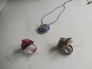 Lote Artesanal Collares y Pendientes