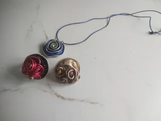 Lote Artesanal Collares y Pendientes