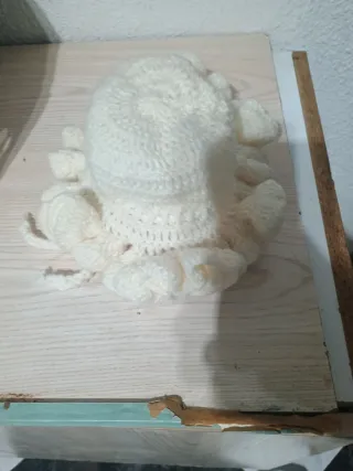 Gorro de bebé tejido