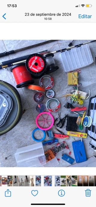 Kit pesca curricán: hilos, señuelos y caja