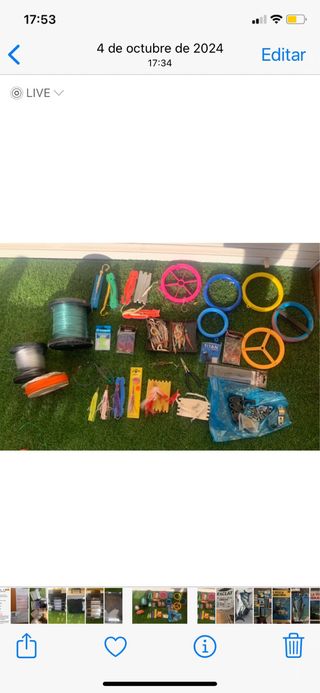 Kit pesca curricán: hilos, señuelos y caja