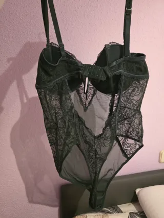 Women'secret Body Encaje Verde