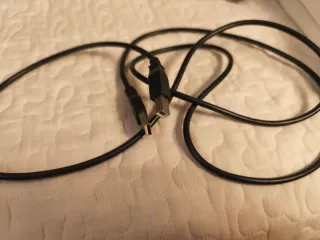 Cable USB-A a USB-B. Negro, 1.5 m