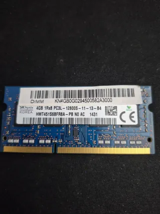 2x SK hynix 4GB DDR3L RAM Portátil